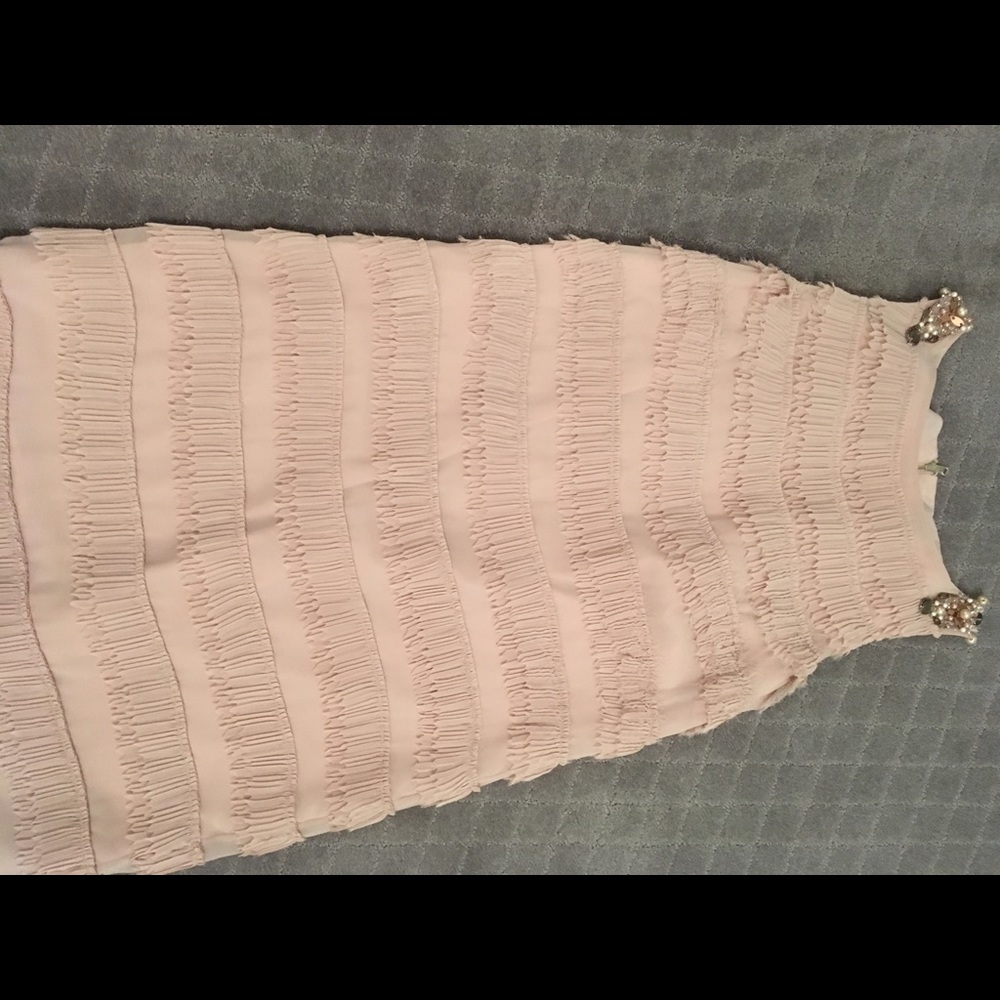 Ann Taylor light peach dress